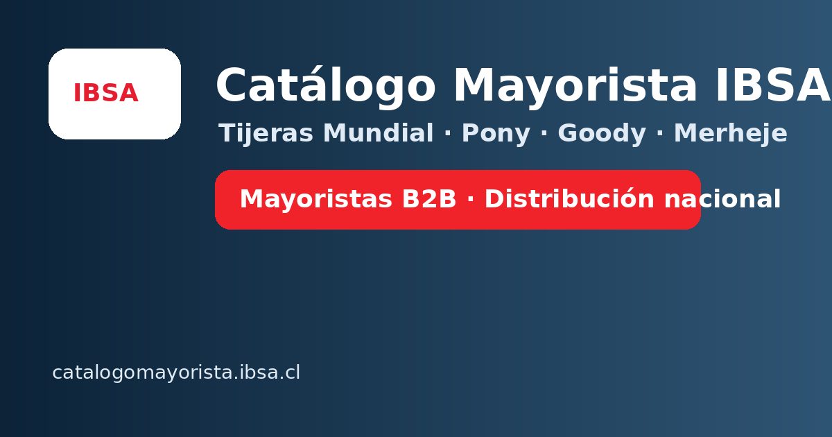 Catálogo Mayorista IBSA B2B
